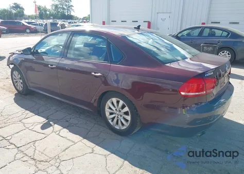 2014 Volkswagen Passat 1.8T Wolfsburg Edition from USA, damaged, VIN 1VWAT7A30EC087835